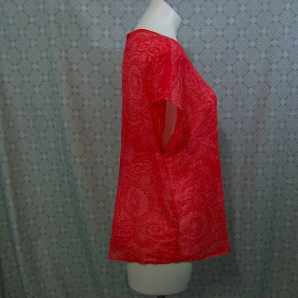 ⚡Sonoma Life+Style Salmon Colored Top - Picture 4 of 7